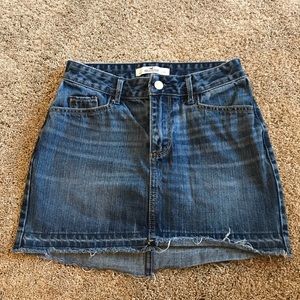 Hollister jean skirt